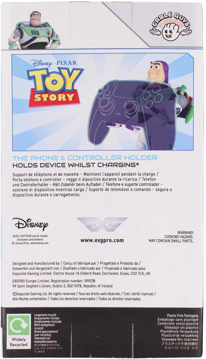 Buzz Lightyear - Disney - figurine standaard voor telefoon | controller | oplaadcase (Cable Guys Original) — afbeelding 15