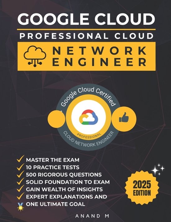 Google Cloud Professional Cloud Network Engineer Master the  ... - cover