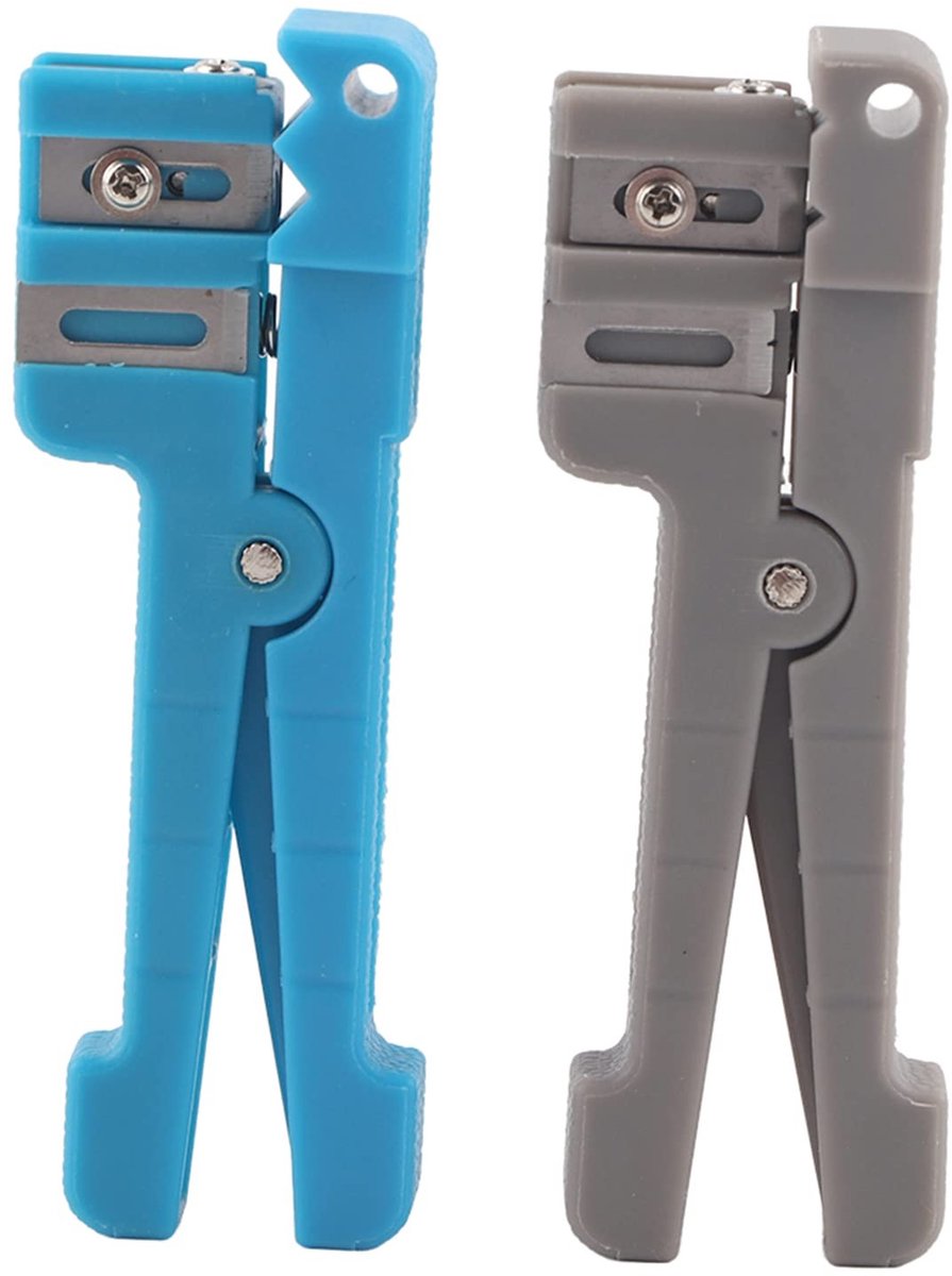 Dailygoods - Dailygoody - Fiber Optic Stripper Set - Coaxial Cable Stripper en Crimper - Inclusief 45-162 en 45-163 - Professioneel Gereedschap - Efficiënt Werken ...