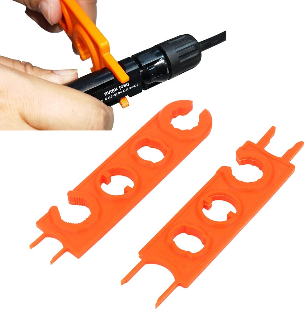 Dailygoods - Dailygoody - Solar Wrench Set - 2 Stuks - Voor Snelle Aansluiting van Zonnepanelen - Handig en Efficiënt - Geschikt voor Diverse Installaties - Ideaal