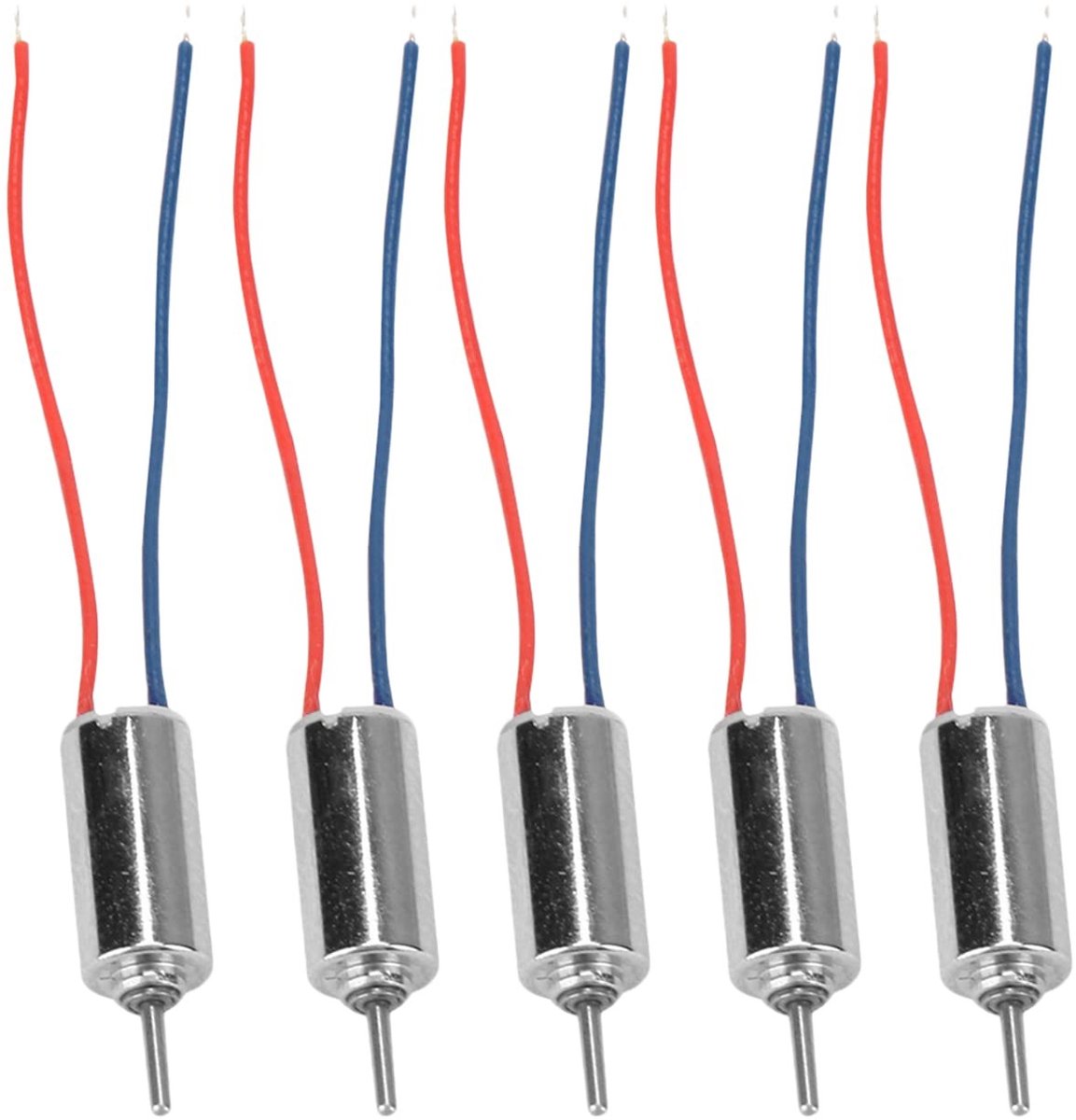 Dailygoods - Dailygoody - Miniatuur Motor - 5 Stuks - Compact en Krachtig - 4 mm x 8 mm - Vibrerende Motor - Ideaal voor Speelgoed en Modellen