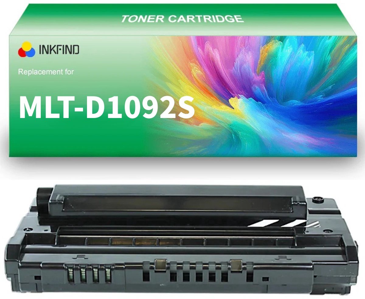 INKFIND MLT-D1092S Zwart tonercartridge van 1 stuk Geschikt voor Samsung MLT-D1092S MLT-D109S 109S MLT-D1092S (SU790A) voor Samsung SCX-4300, SCX-4310, SCX-4315, SCX-4610 -1 Pack-Black