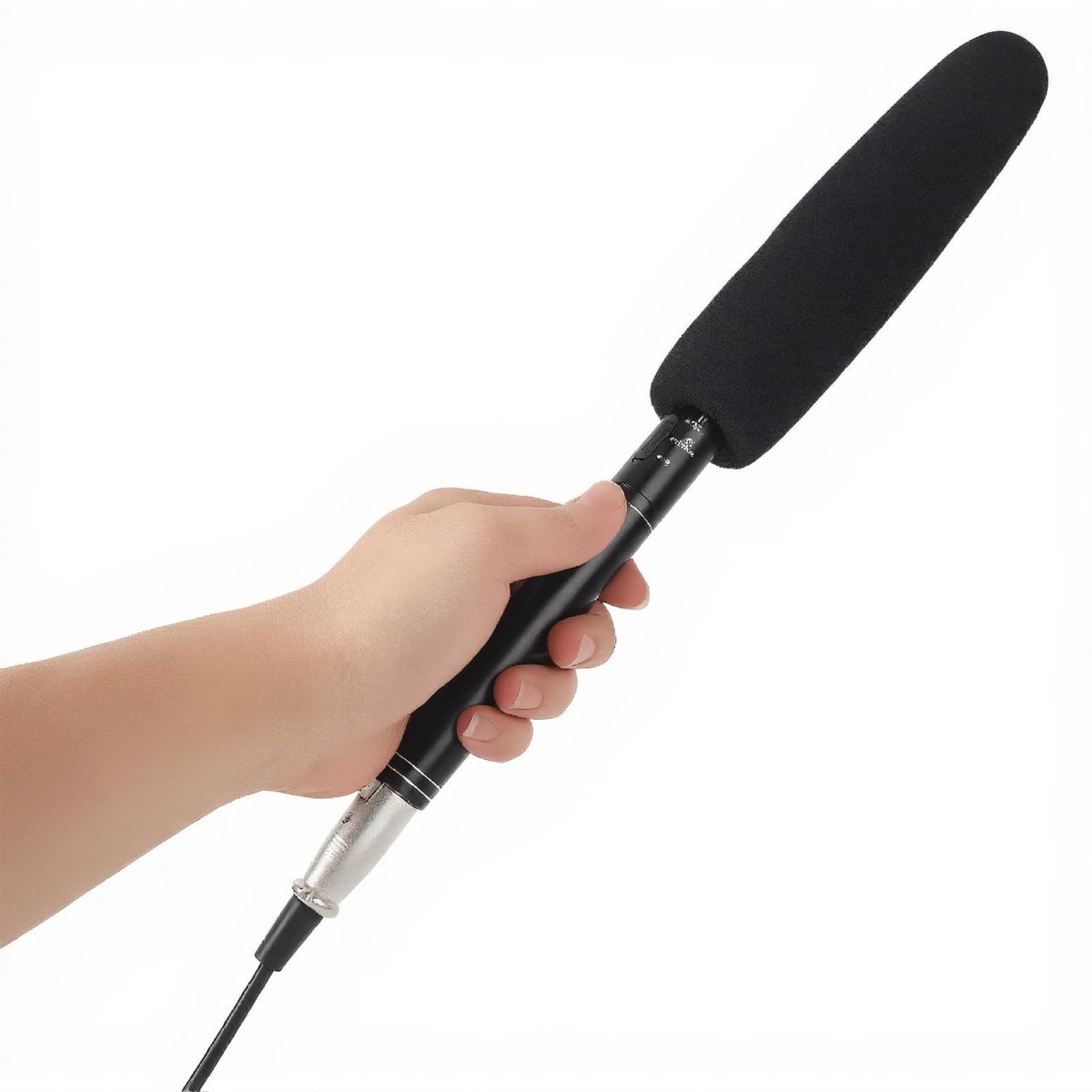 Dailygoods - Dailygoody - Cardioïde Microfoon - Professionele Cameramicrofoon - Hoogwaardige Geluidsopname - Aluminiumlegering - Shotgunmicrofoon - Geschikt voor C