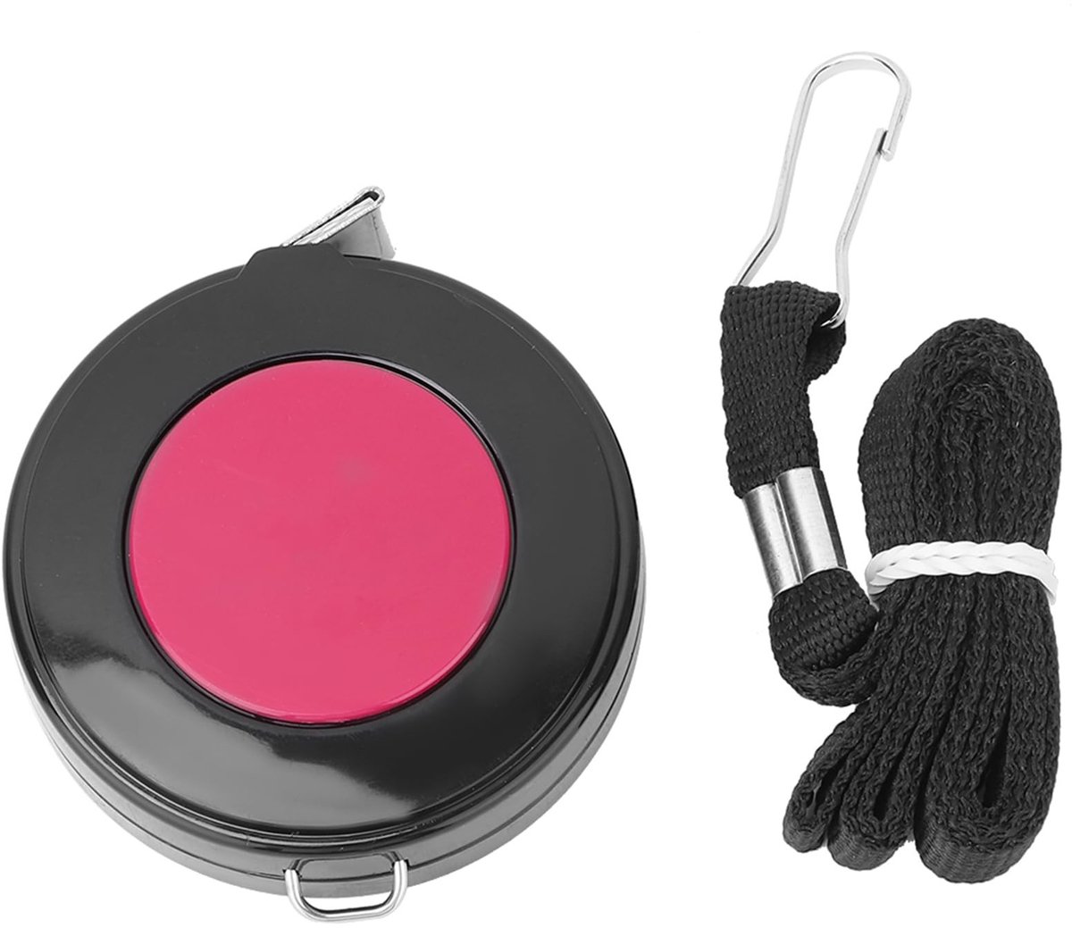 Dailygoods - Meetlint voor Naaien en Knippen - Dubbelzijdig Uitschuifbaar - 150 cm - Rood - Handig en Compact - Geschikt voor Creatieve Projecten