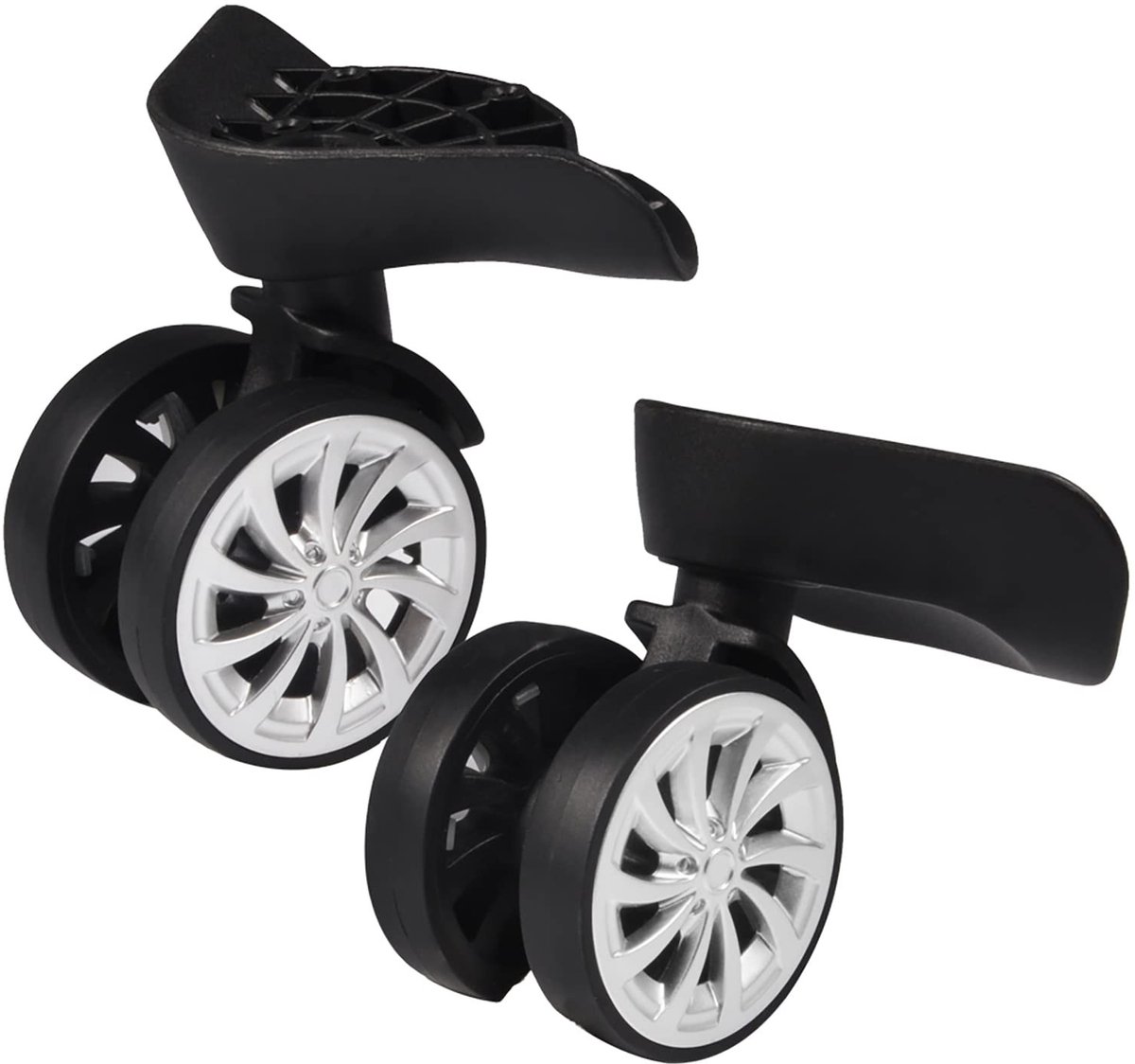 Dailygoods - Dailygoody - Universele Vervangwielen voor Koffers - Duurzaam en 360° Draaiend