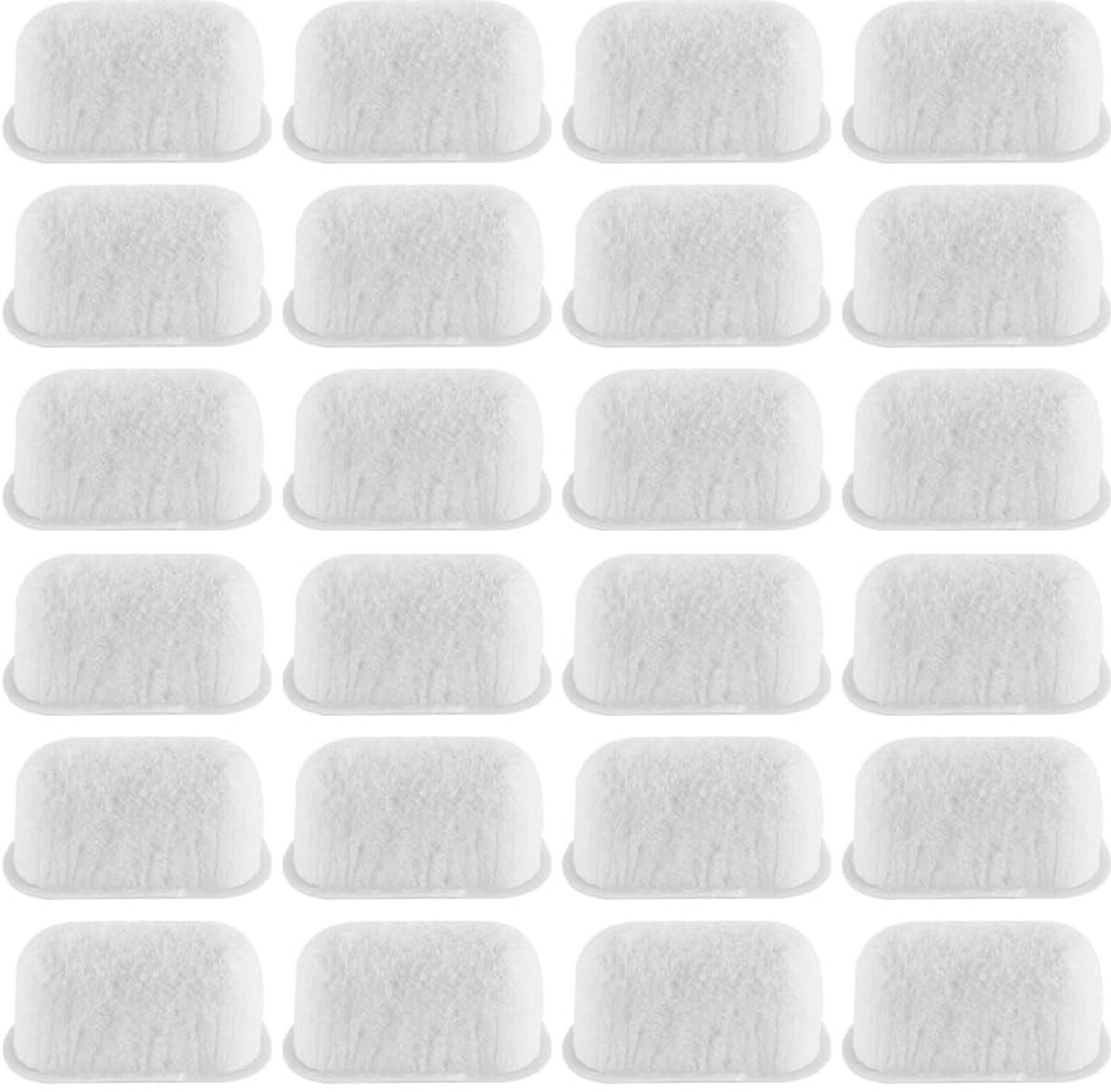 Dailygoods Dailygoody Vervangende Koffiefilter Actieve Koolstof Waterzuiverend 24-delige Set Katoenen Zak Geschikt voor Koffiemachines