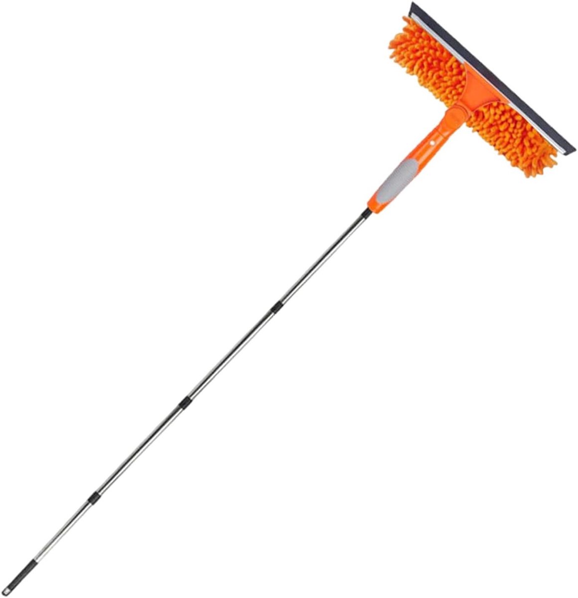 Plafond Stofdoek - Lange Stofwisser - Hoog Reinigen - Verstelbare Lengte - 171 cm - Oranje