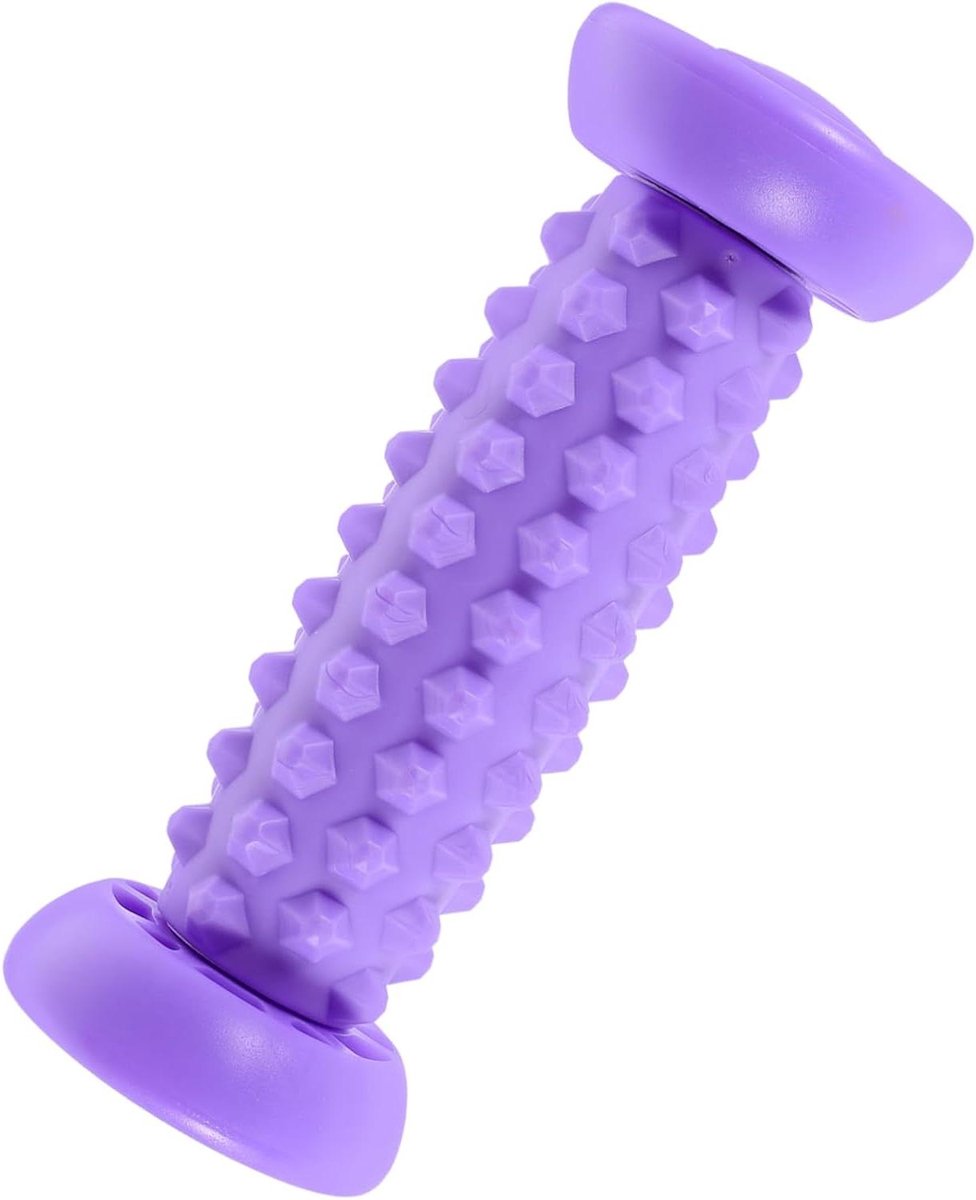 Massage Roller - Spierroller Been - Spierontspanning Thuis - Ergonomisch Ontwerp - 18 cm - Paars