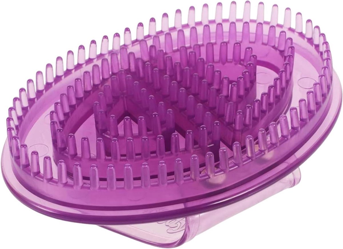 Hoofdhuid Massager Borstel - Meridiaan Massage Tool - Spierpijn Verlichten - Siliconen Ontwerp - 15 x 10 cm - Grijs