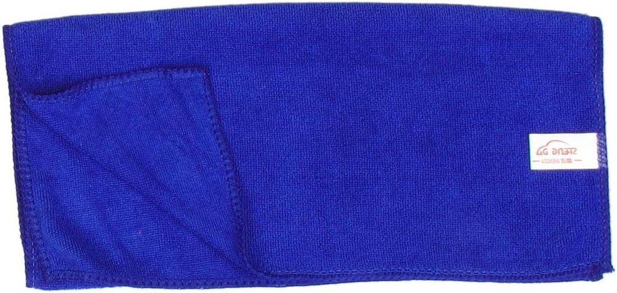 Auto washandje - Schoonmaak doek - Auto reinigen - Zeer absorberend - 65 x 33cm - Blauw