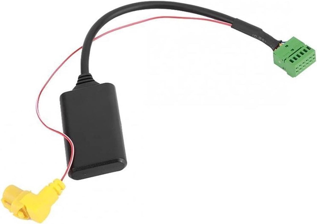 Bluetooth Adapter - Muziek Ontvanger - Auto Audio Streamen - MMI 3G Compatibel - 5-12V - Zwart