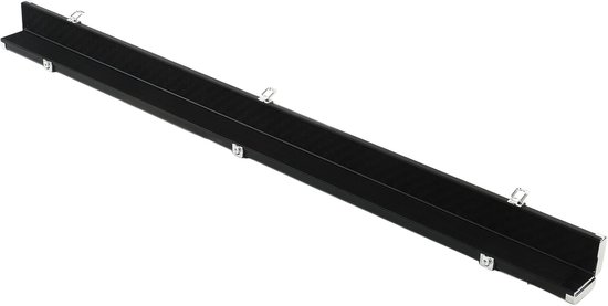 Biljartkeu Koffer - Keu Opberger - Biljart Spelen - Dubbele Keu Opslag - 152 cm - Zilverkleurig — afbeelding 4
