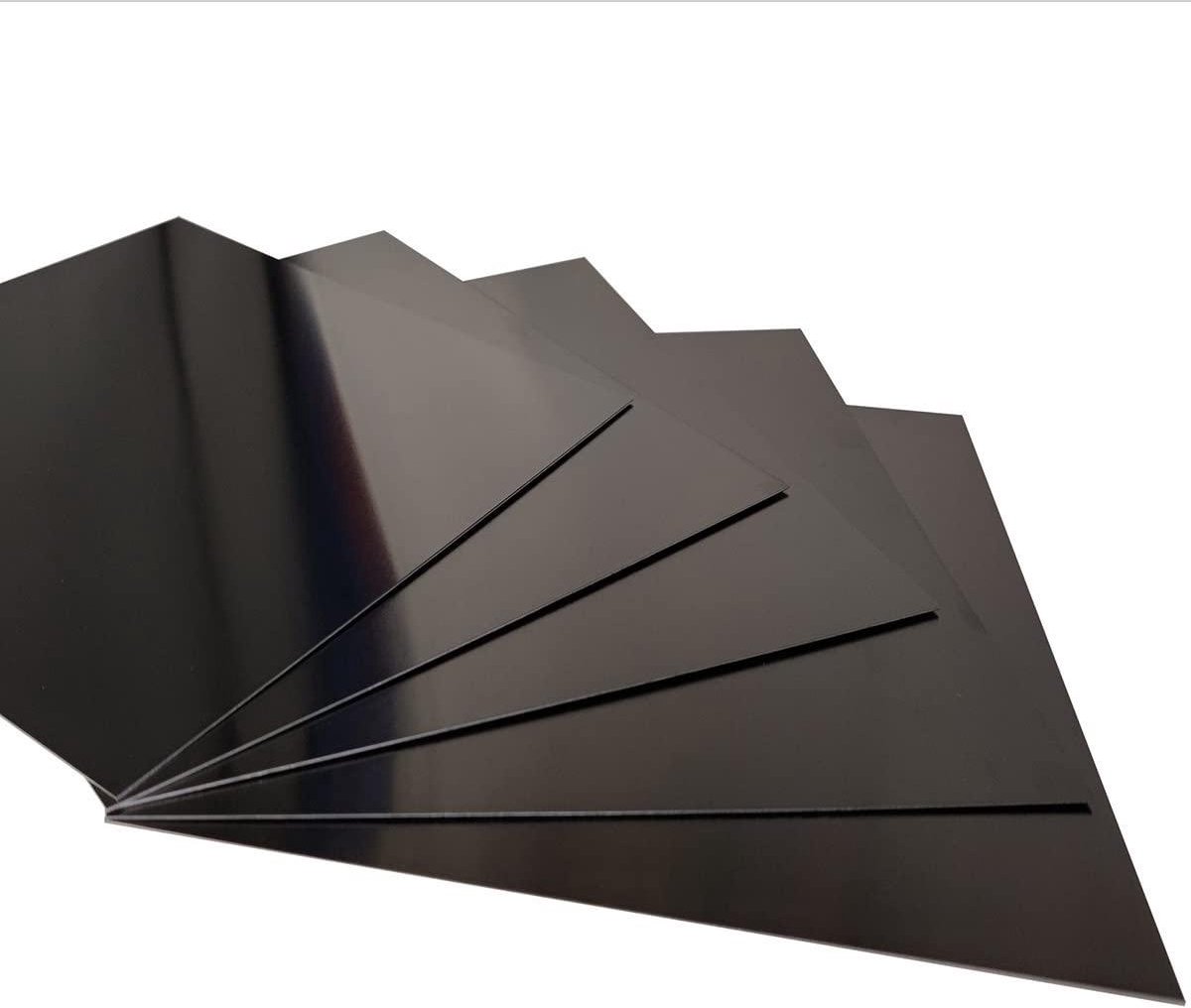 Aluminium Platen - Metaalplaat Zwart - Doe-het-zelf Projecten - Gemakkelijk Vormbaar - 300x300 mm - Zwart