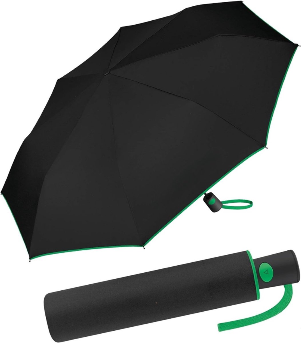 Zakparaplu - 95 cm - 8 Ribs - Mini Paraplu - Reisparaplu Klein - Compacte Paraplu - Opvouwbaar - Windbestendig - Lichtgewicht - Zwart - van Imperatoris