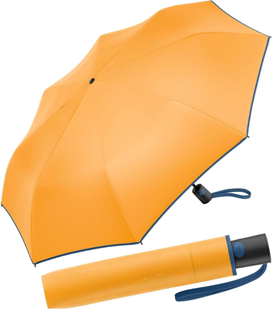 Zakparaplu - 95 cm - 8 Ribs - Mini Paraplu - Reisparaplu Klein - Compacte Paraplu - Opvouwbaar - Windbestendig - Lichtgewicht - Saffraan - van Imperatoris