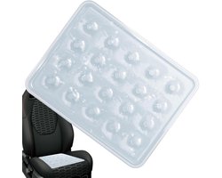 Koelkussen Auto - Stoelmat Comfort - Rijden Koel - Waterloos Comfort - 30x40cm - Zwart