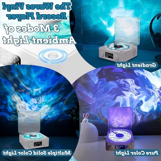 Sterrenhemel projector met bluetooth-luidspreker en witte ruis timer van Merkloos — afbeelding 5