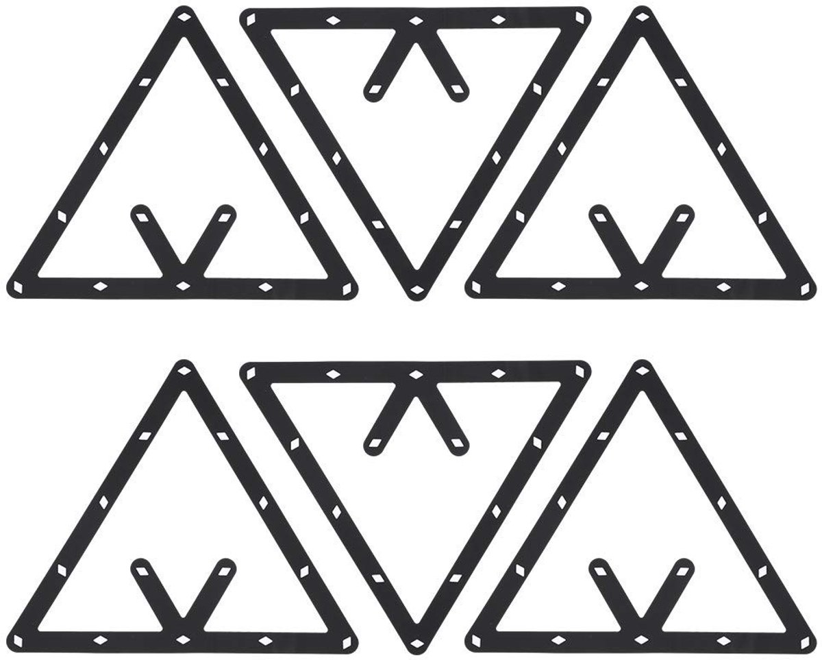Dailygoods - Cosensi - Dailygoods - Biljart Rek met Magische Ballen, 6 Stuks