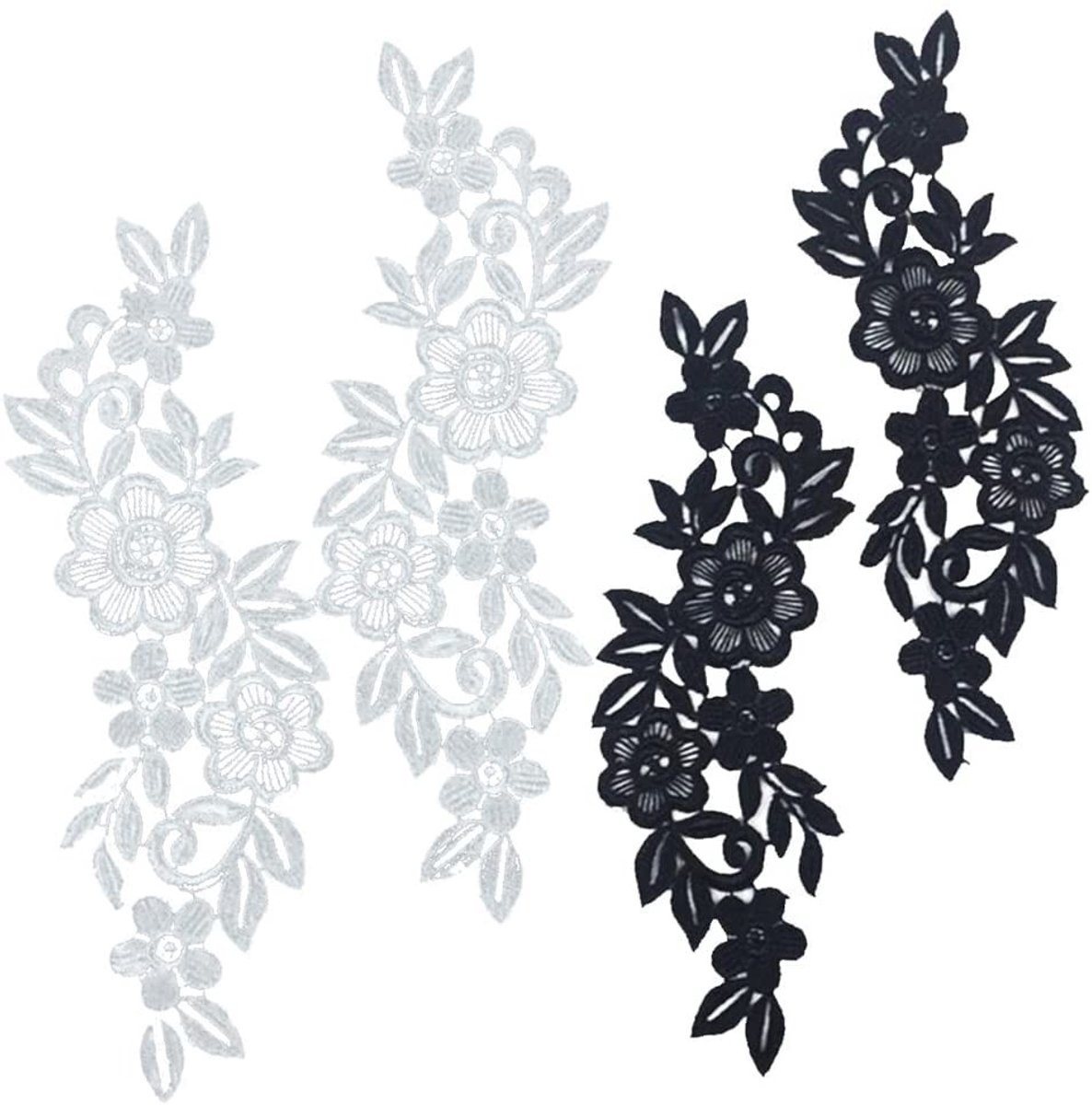 Dailygoods - Kant Applique Bloemen Trims voor Naaiprojecten