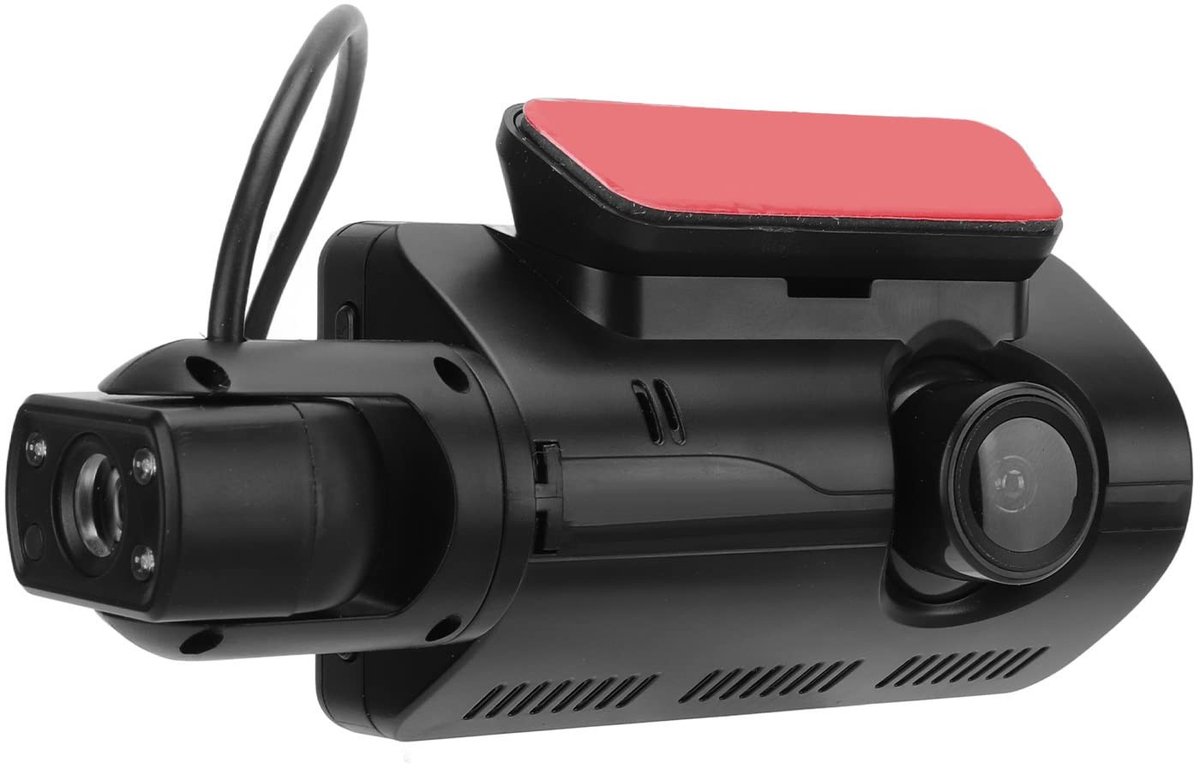 Dailygoods - Mini Dashcam met Dubbele Lens en Nachtzicht