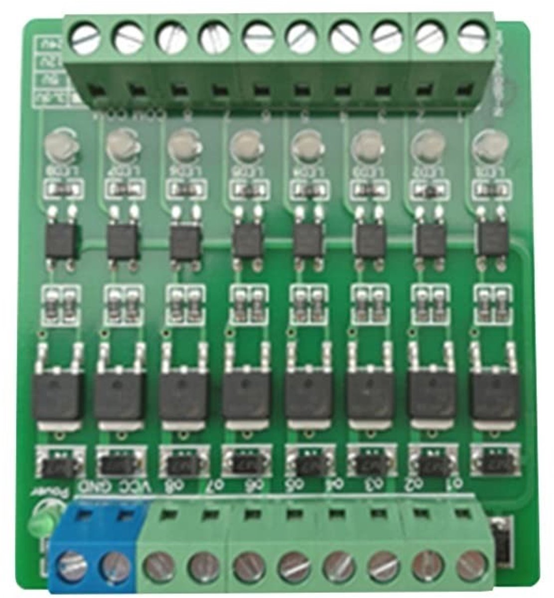 Dailygoods - 8-Kanaals PLC Versterkerprintplaat met Optocoupler Isolatie
