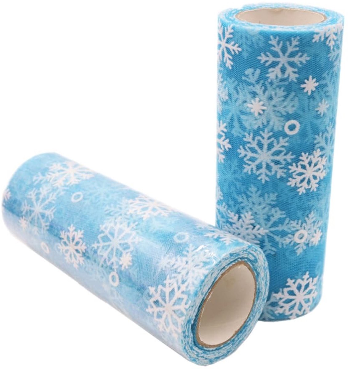 Dailygoods - Zachte Kersttule met Sneeuwvlokkenpatroon