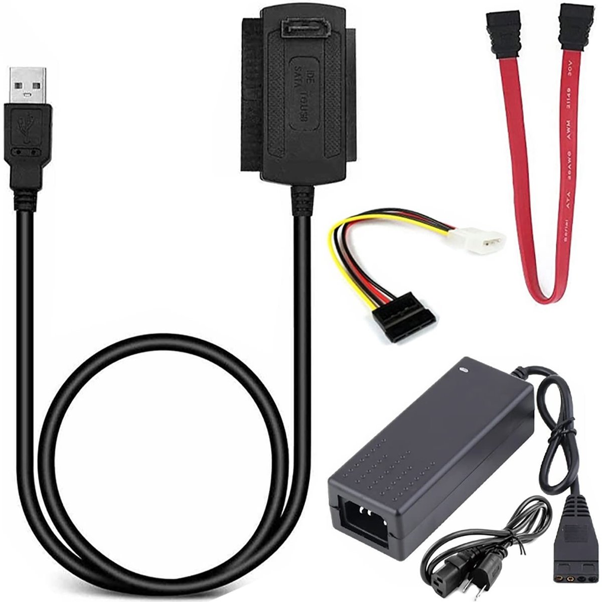 Dailygoods - USB 3.0 SATA III Adapterkabel voor Harde Schijven en SSD's