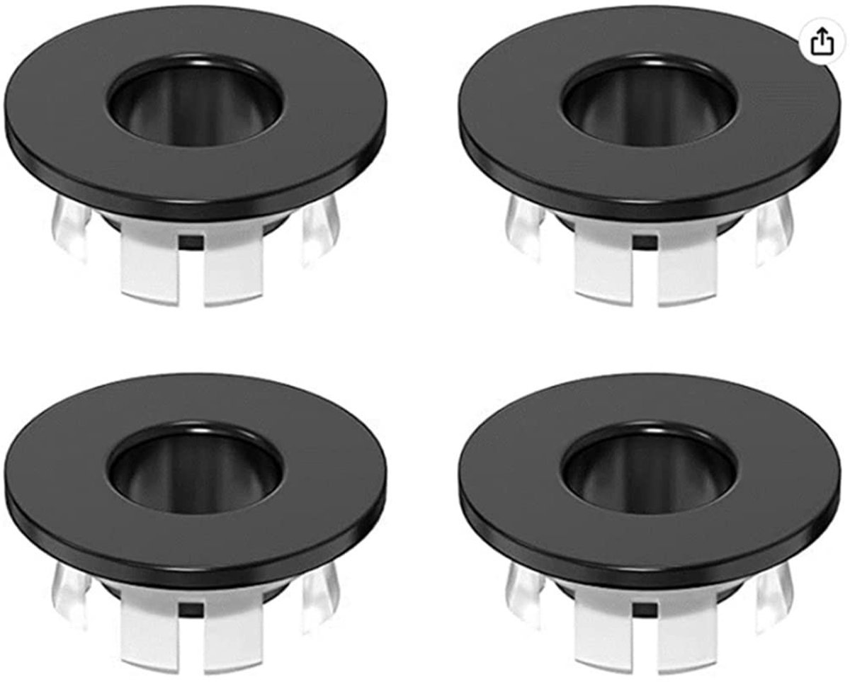Dailygoods - Set van 4 Gootsteenoverstromingsringen voor Badkamer en Keuken