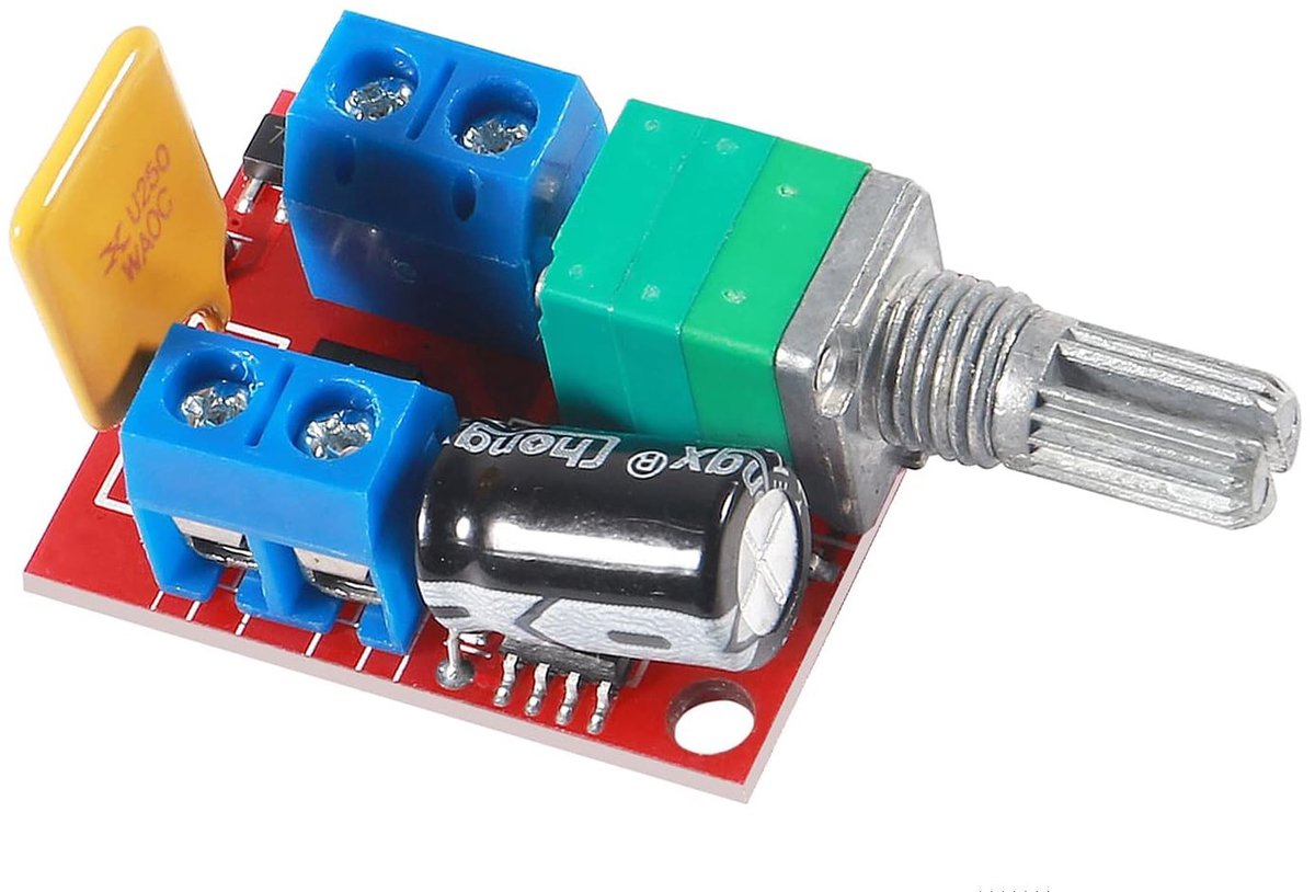 Dailygoods - Mini PWM Snelheidsregelaar voor Gelijkstroommotoren