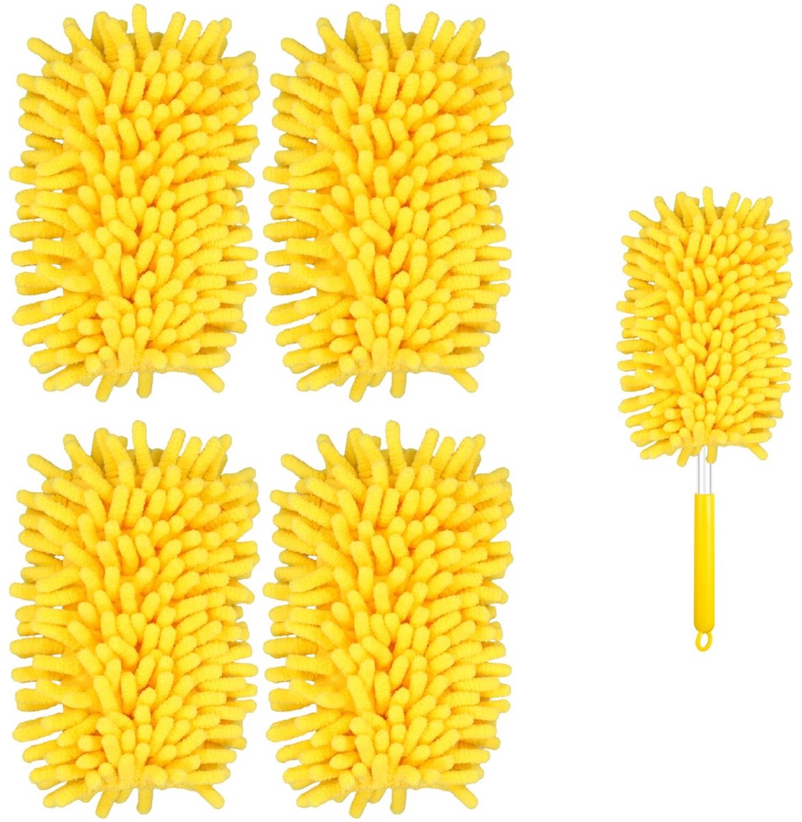 Dailygoods - Navulls voor Swiffer Duster 4 Stuks
