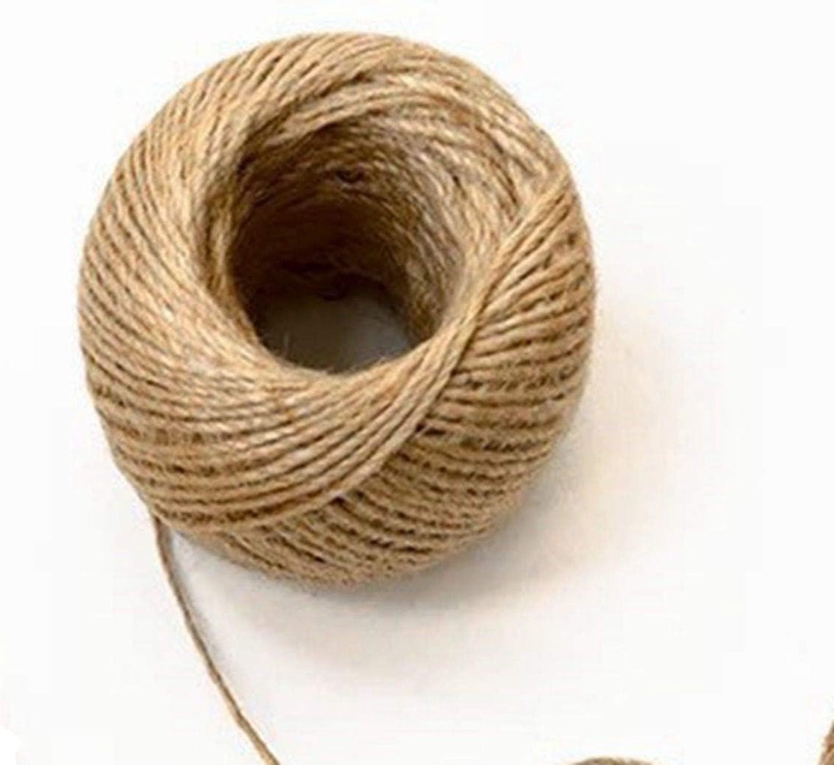 Natuurlijke Jute Draad en Touw - 1 mm, 1.5 mm, 2 mm, 3 mm, 4 mm - Ideaal voor Knutselen en Tuinieren