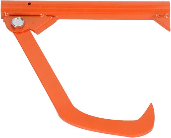Houthaak Roestvrij Staal - Log Lifter - Boomstammen Verplaatsen - Moeiteloos Zware Lasten - Tot 15.5 Inch - Oranje — afbeelding 3