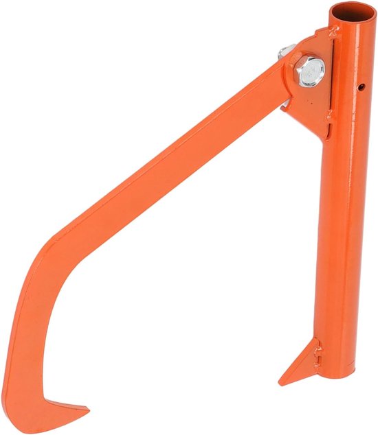 Houthaak Roestvrij Staal - Log Lifter - Boomstammen Verplaatsen - Moeiteloos Zware Lasten - Tot 15.5 Inch - Oranje — afbeelding 4