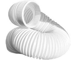 Mobiele Airco Afvoer - Universele Slang - Ruimte Koelen - Lekvrije Aansluiting - 150 cm Lengte - Wit