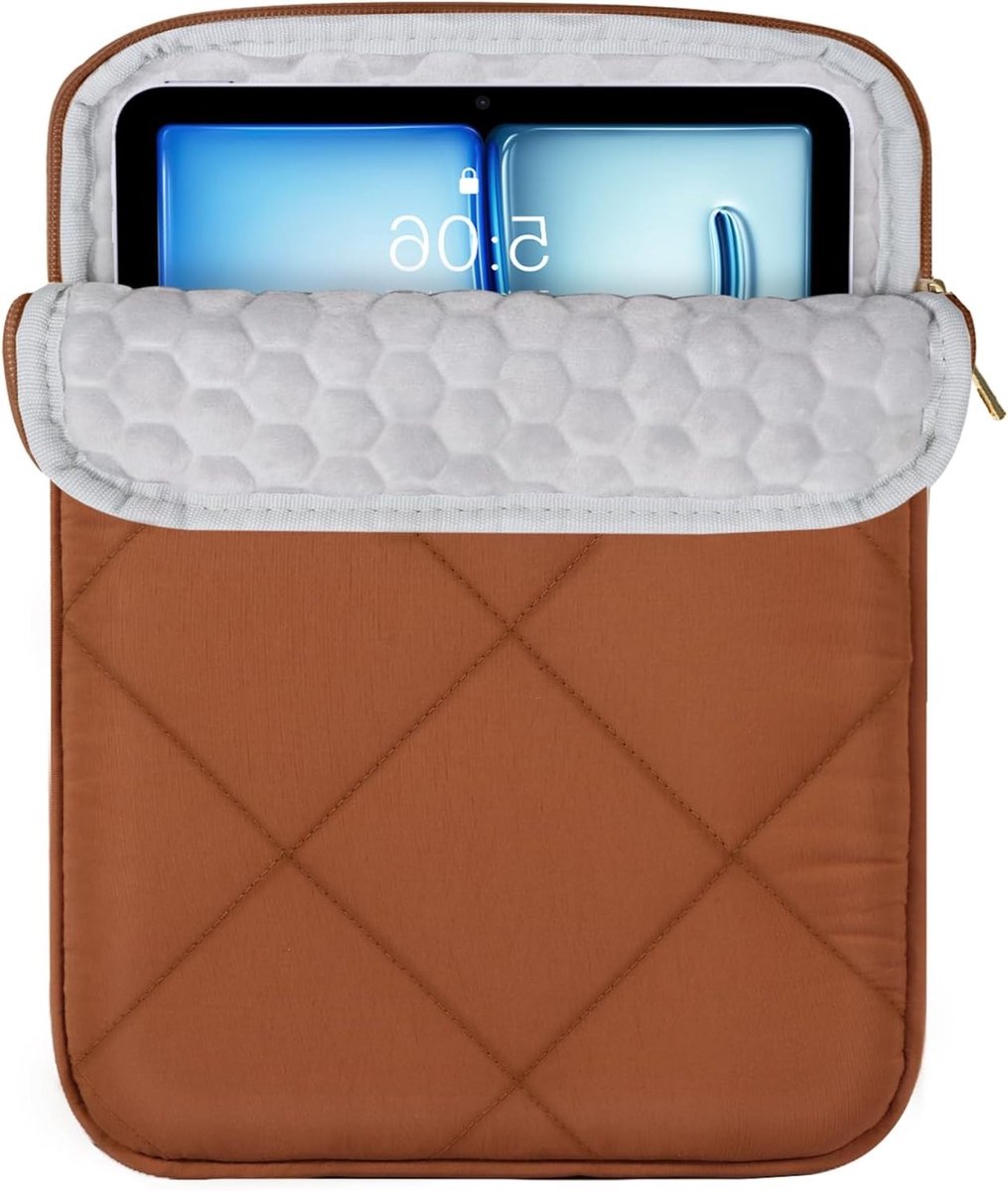 Puffy Tablet Sleeve voor Vrouwen - Geschikt voor iPad 10.9 inch, 11 inch en Galaxy Tab A9 - Beschermhoes voor Tablets met Stijl en Functionaliteit