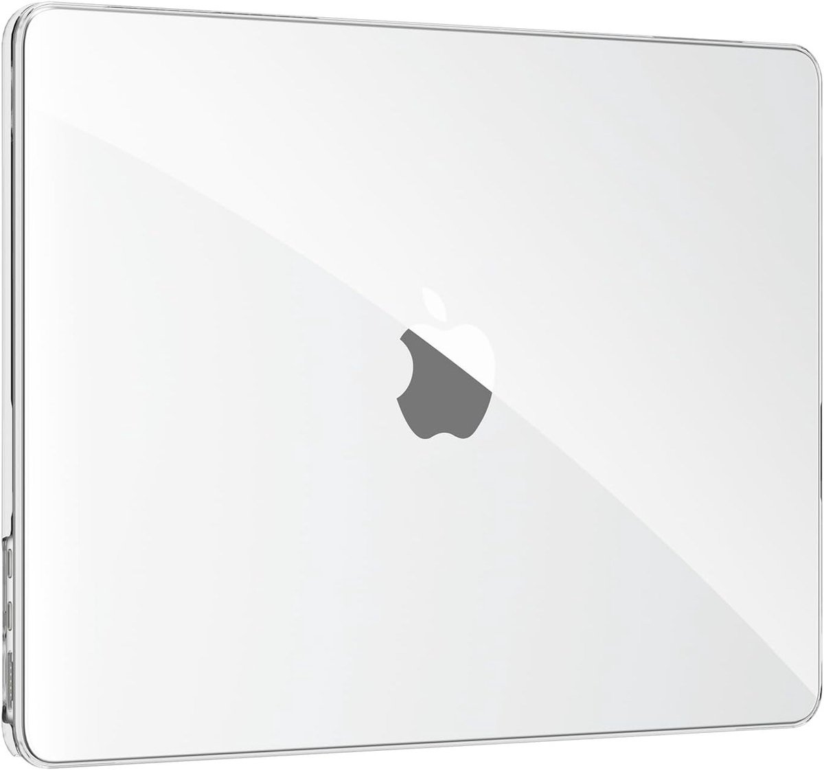 Beschermende en Ultra Dunne Hardcase voor MacBook Air 15 inch - Transparante Glanzende Cover voor M2, M3, M4 en M5 Modellen 2023-2026