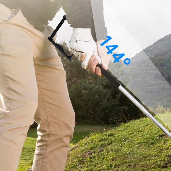 Golf Swing Trainer - Swing Corrector - Golf Training - 144° Hoek Correctie - Lichtgewicht Ontwerp - Zwart van GOLF — afbeelding 2