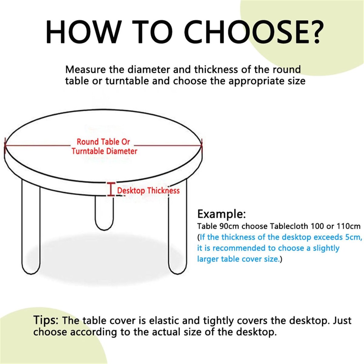 Ronde Tafelhoes - Tafelbeschermer - Eettafel Beschermen - Elastische Rand - 200 cm - Paars