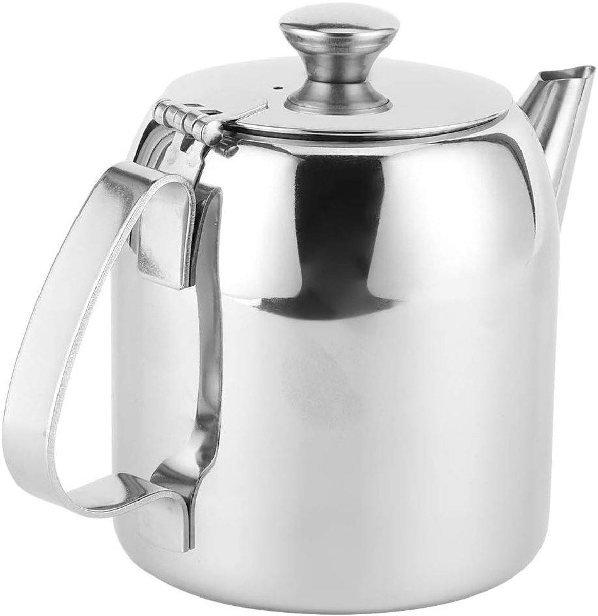 Koffiepot Percolator Koffiezetter Koffie Bereiden Roestvrij staal 500 ml Zilver