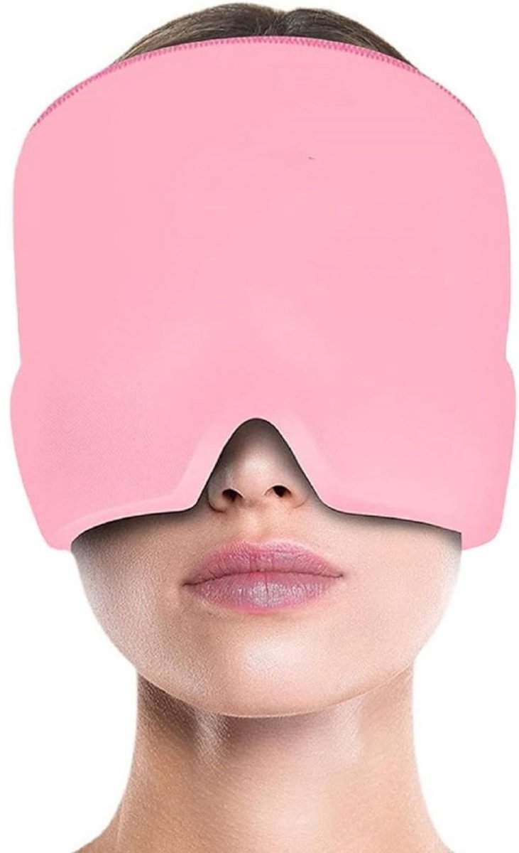 NBAP® Migraine Masker - Hoofdpijn Muts - Directe Verlichting - Roze