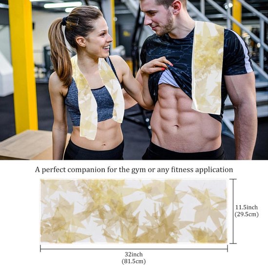 Zweet handdoek - Microfiber doek - Sport en Reizen - Super absorberend - 2 stuks - Veelkleurig — afbeelding 4