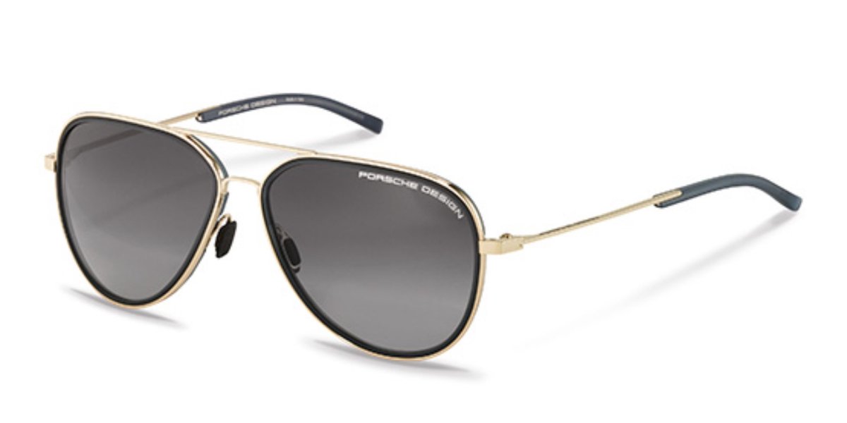 Porsche Design P8691 Gold 60/14/145 UNISEX Zonnebrillen