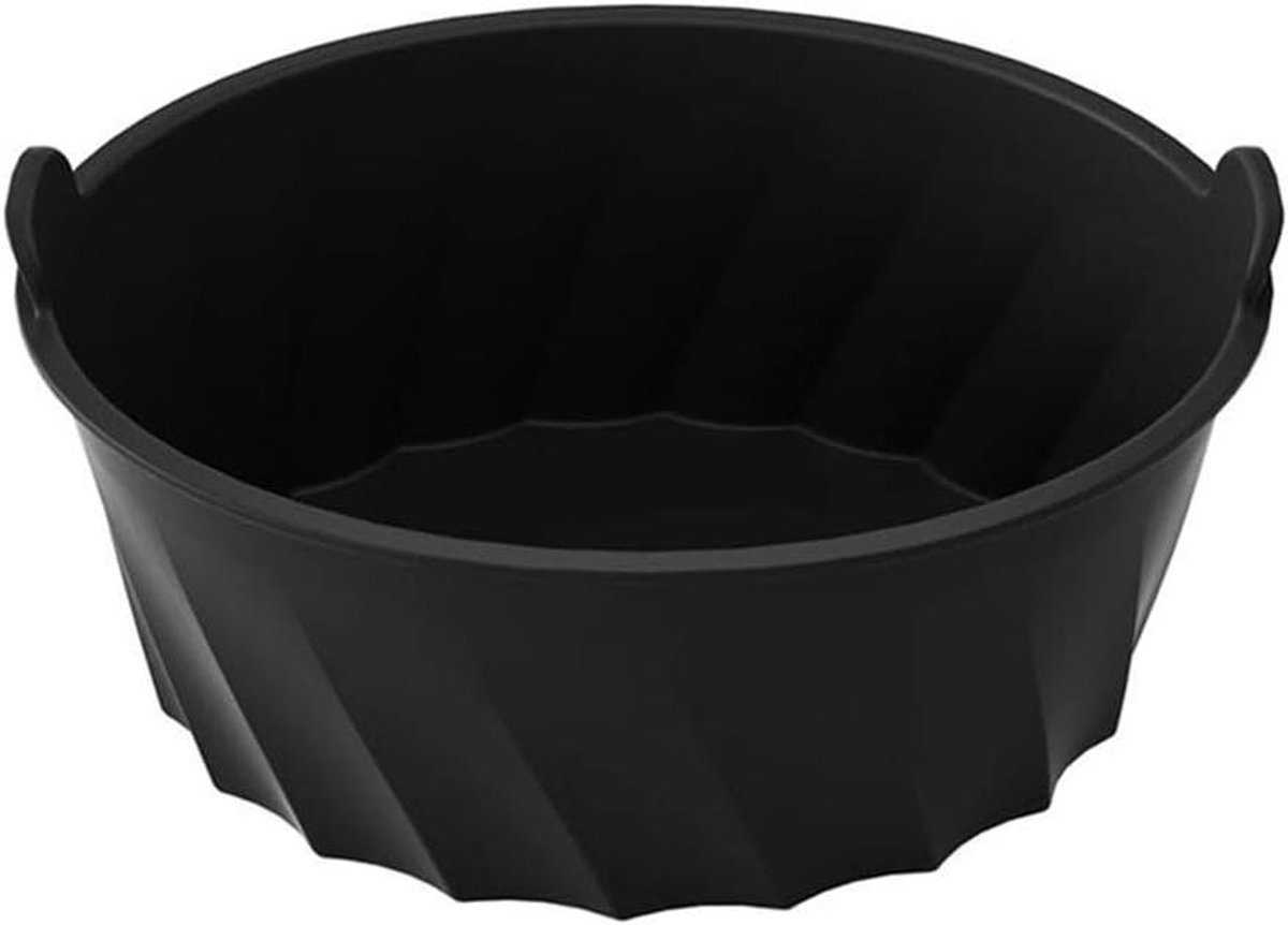 Slowcooker Voering Herbruikbare Inzet Gemakkelijk Koken Hittebestendig Siliconen 6-8 Liter Zwart