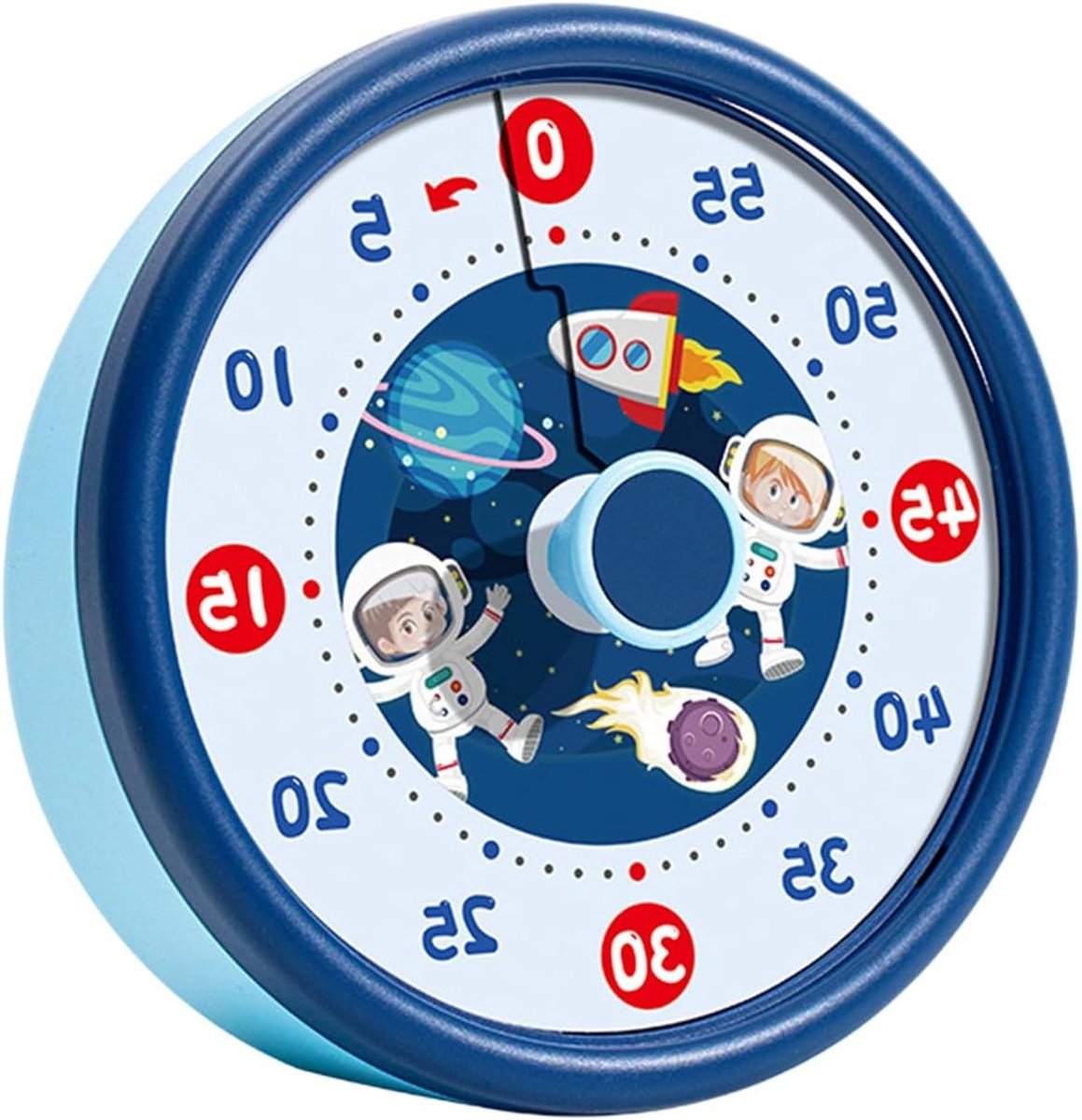 Visuele Timer - Aftelklok Kinderen - Tijd Beheren - Stille Bediening - 12 x 4 cm - Regenboog