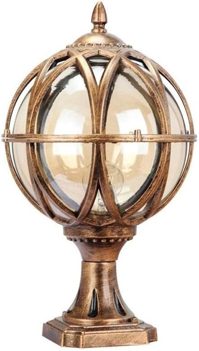 Buitenlamp Zuil - Klassieke Lantaarn - Tuin Verlichten - Waterdicht Gietaluminium - 27.5cm