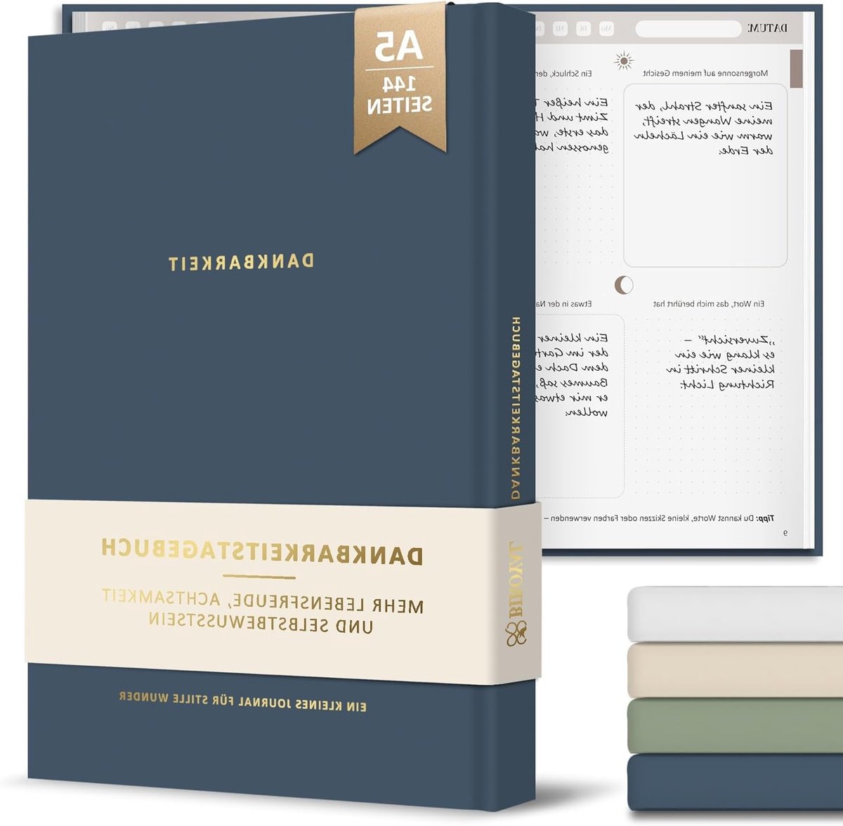 Gepersonaliseerde gebonden dagboeken voor creatieve schrijvers en notulisten, luxe uitvoering