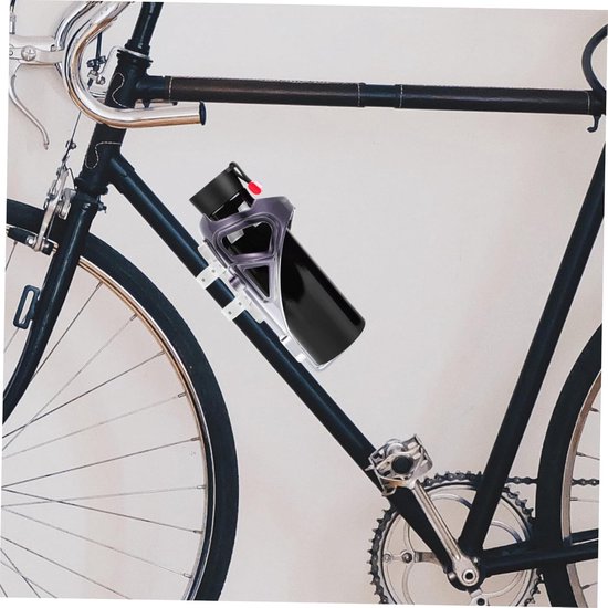 Flessenhouder Montagebasis - Bidonhouder Adapter - Fietsen Onderweg - Bevestiging Zonder Schroeven - Universele Pasvorm - Wit — afbeelding 2
