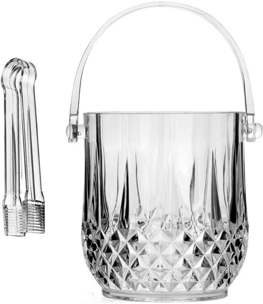 Ijsemmer - Koeler Drank - Dranken Koelen - Met Handvat - 27x20x20 cm - Transparant