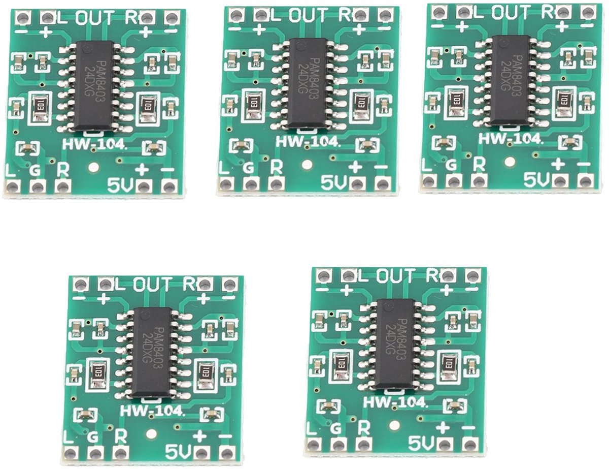 Innovra - Cosensi - Dailygoods - Dailygoody - Digital Audio Amplifier - 3W Dual Channel - USB Voeding - Compacte Module - Hoge Efficiëntie - Voor Digitale Producten