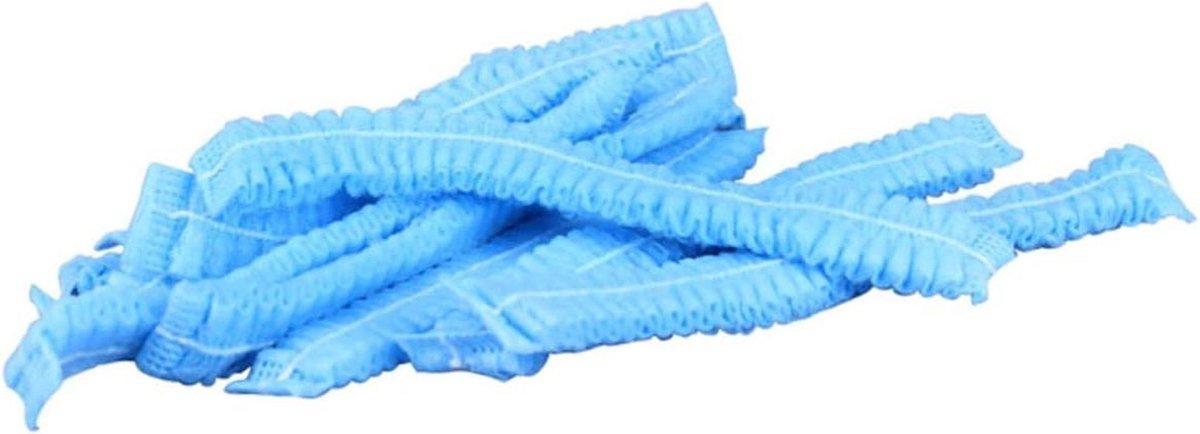 Wegwerp Haarkapjes - Douchemutsen - Hygiënisch Werken - Ademend Non-Woven - 100 Stuks - Wit